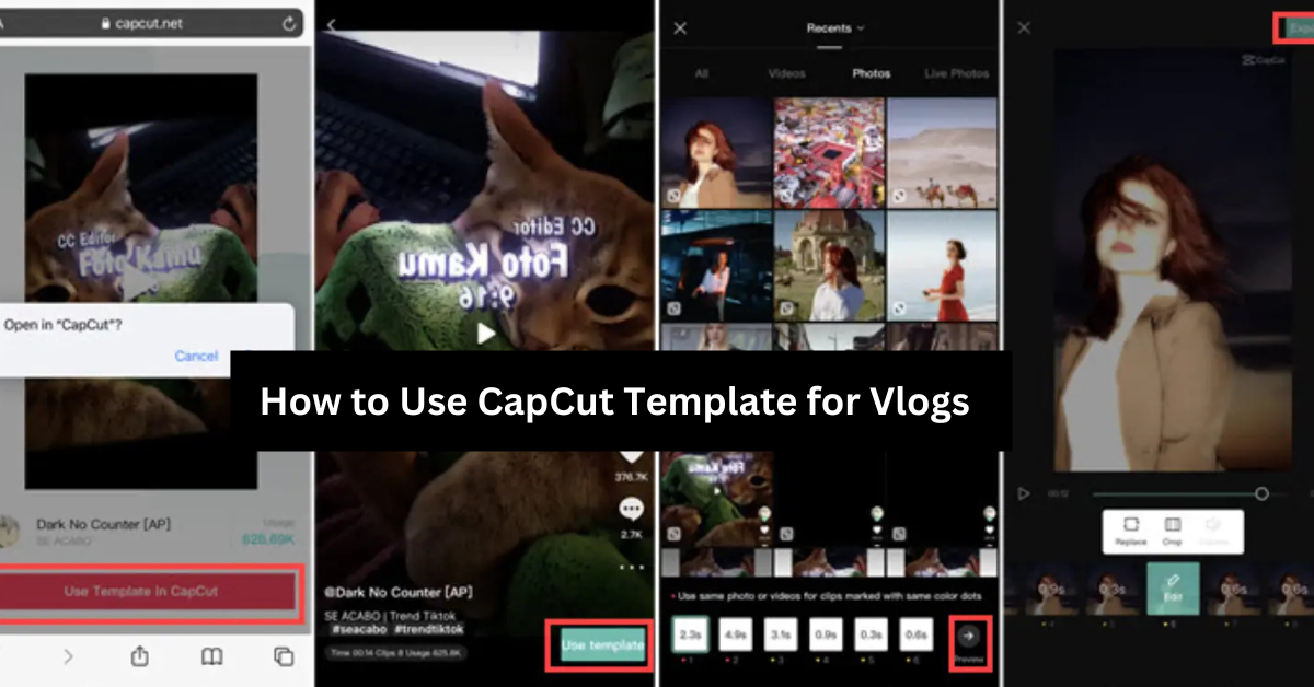 How to Use CapCut Template for Vlogs