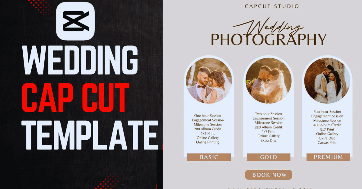 CapCut templates for weddings