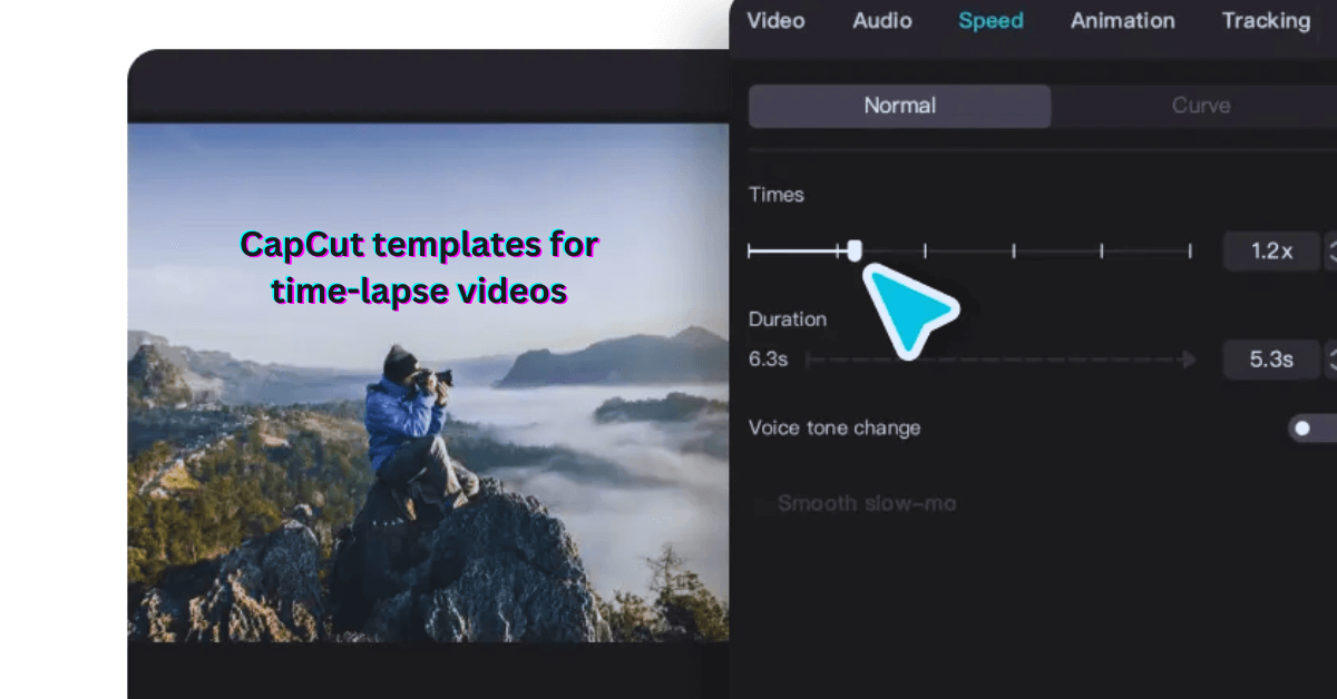CapCut templates for time-lapse videos