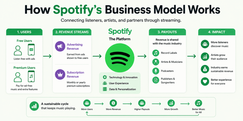 How Spotify’s Business Model Works