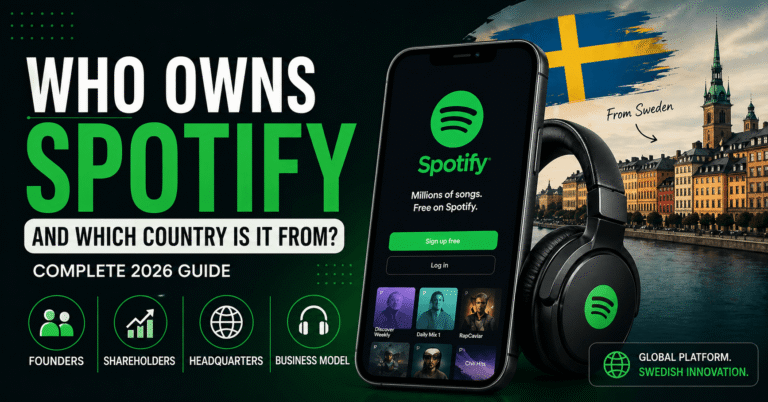Who owns Spotify and which country is it from? Complete Guide
