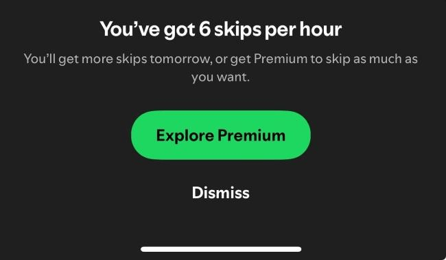 Limitations of Free Spotify