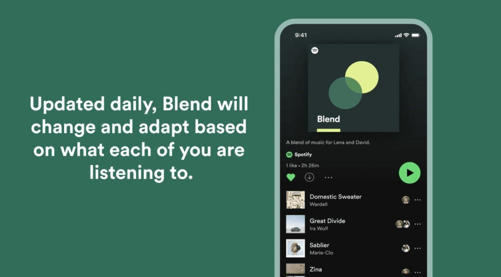 Tap the Blend Card