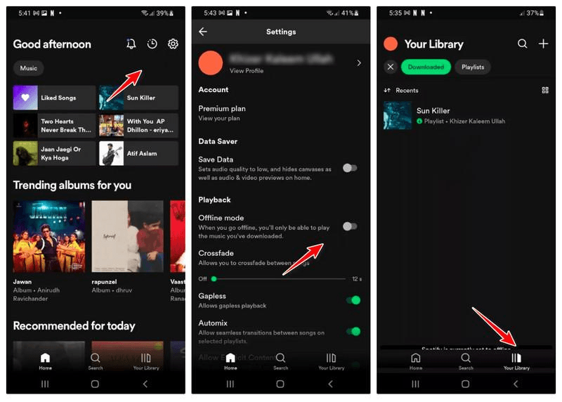 Download Songs on Mobile